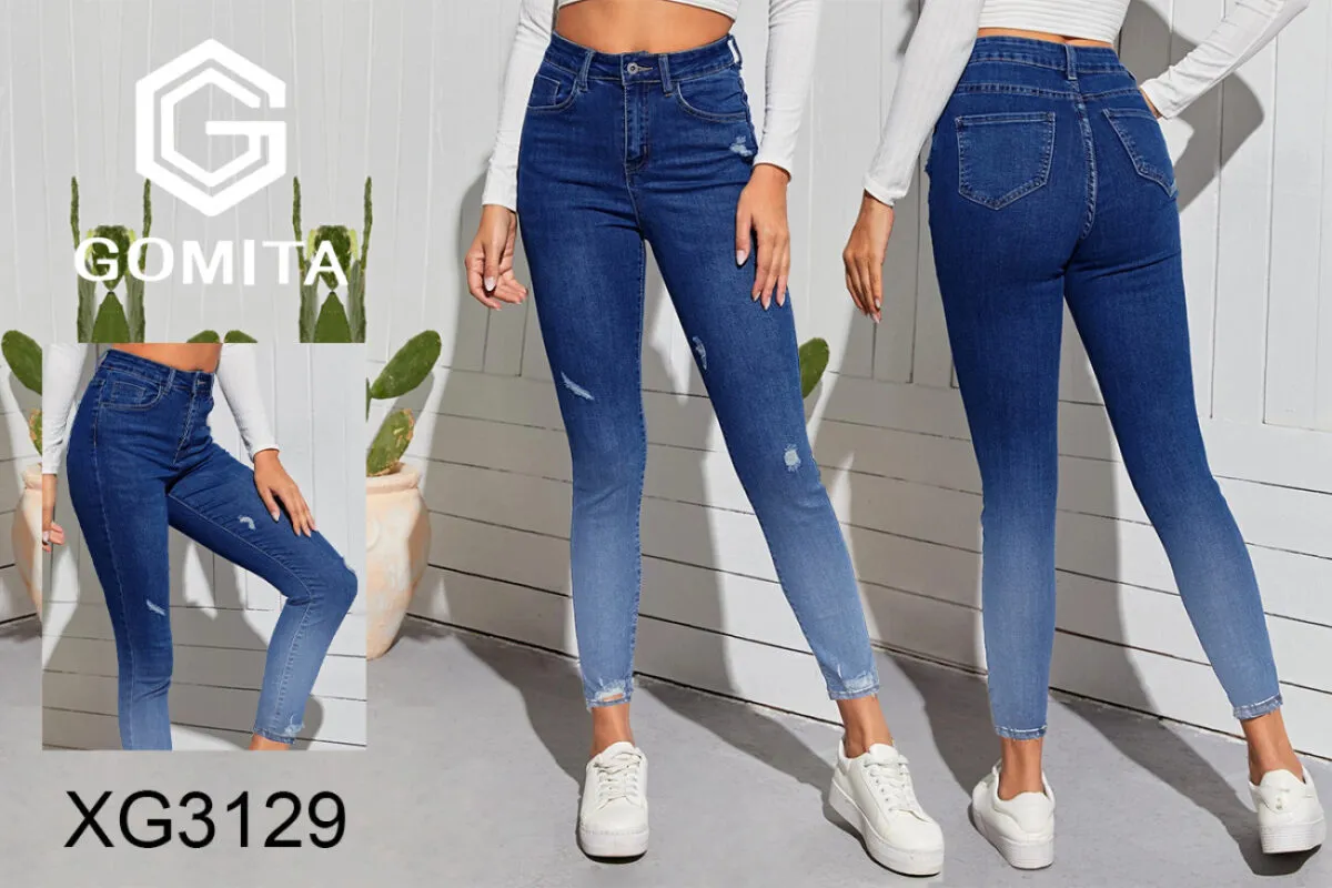 Pantalon Skinny Rasgado-XG3129