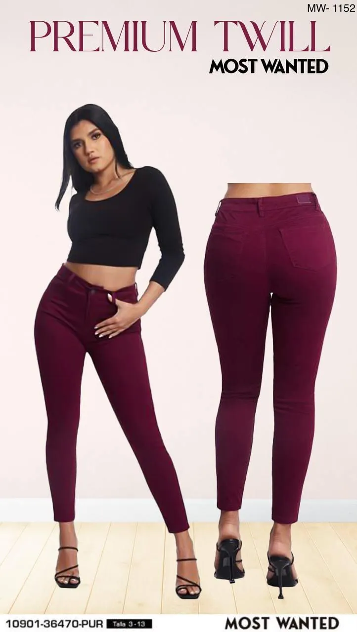 Pantalon Tobillero Tiro Alto - 10901-36470-PUR