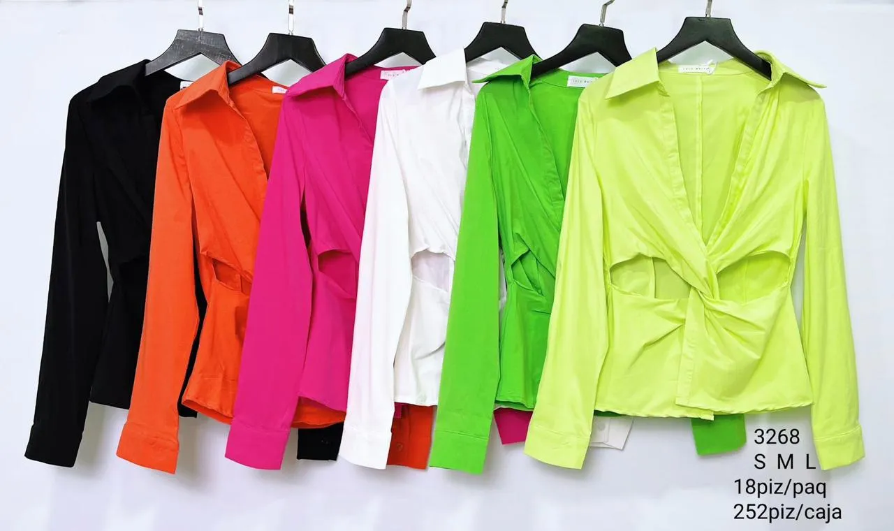 Blusa Con Nudo-3268-1-3268