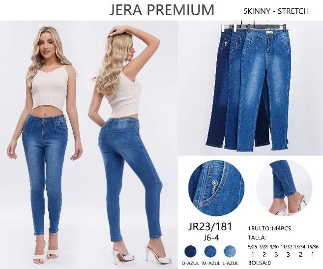 Jeans Skinny Jera Jeans - JR23/181L-Azul