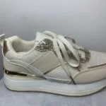 Tenis Brillantes Deportivos-L602-BEIGE35-38 - 2