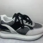 Tenis Brillantes Deportivos-L602-NEGRO 36-39 - 2