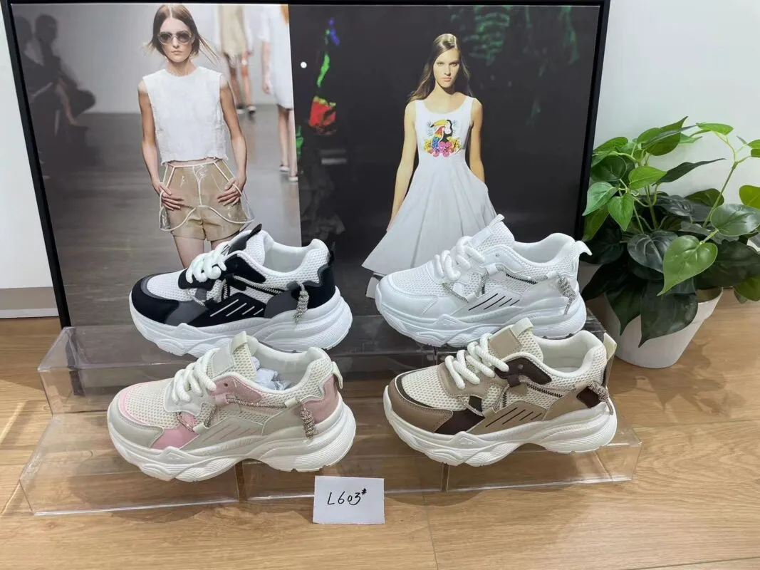 Tenis Moda Casual-L603-NEGRO35-38