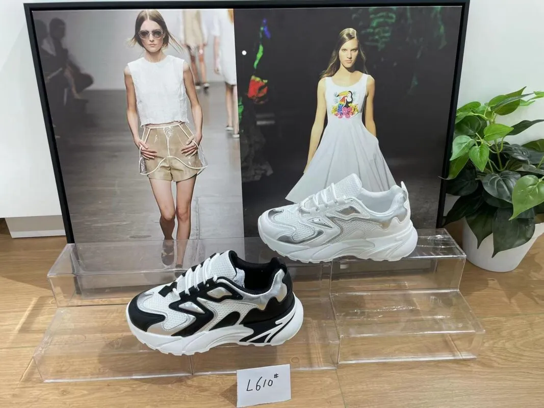 Tenis Deportivos Moda-L610-NEGRO35-38