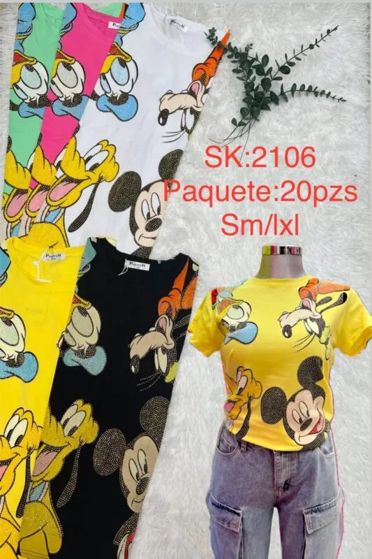 Playera Estampada Colorida-0-2106