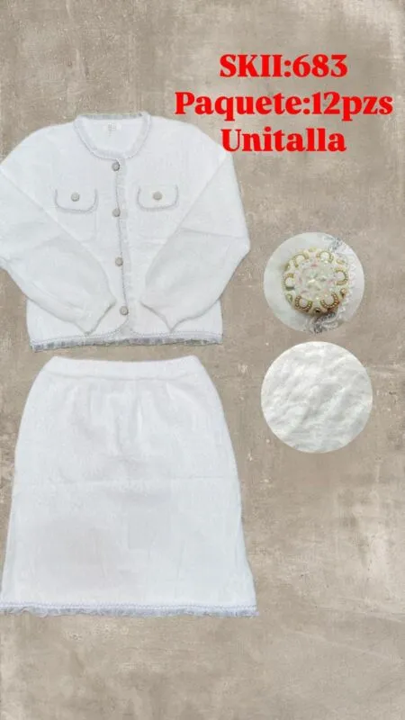 Conjunto Blanco Elegante-0-683