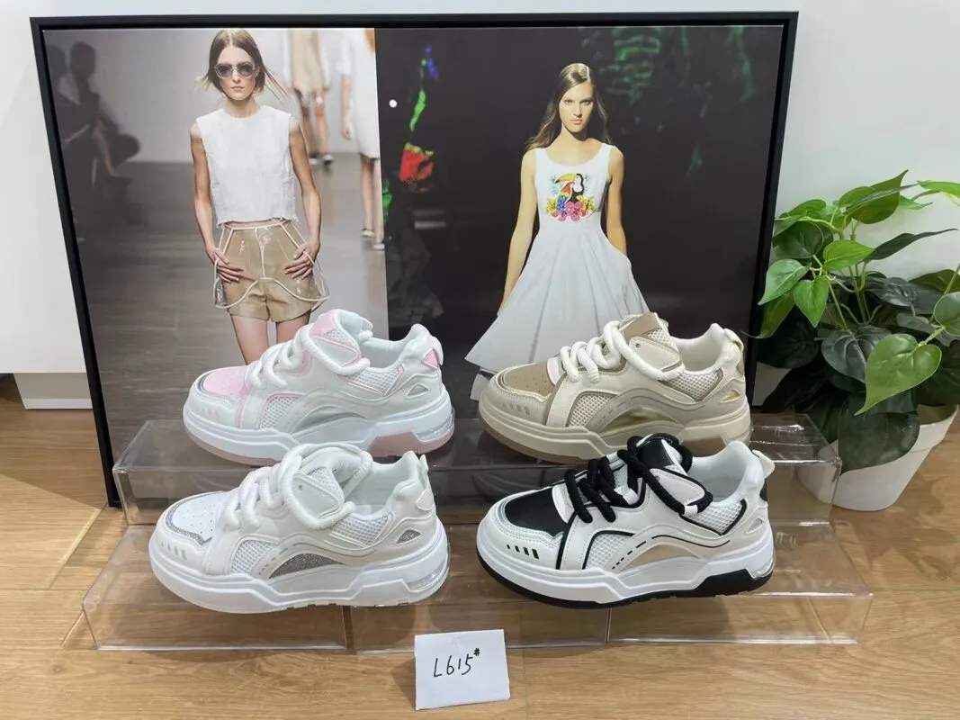 Tenis Coloridos Modernos-L615-NEGRO35-38