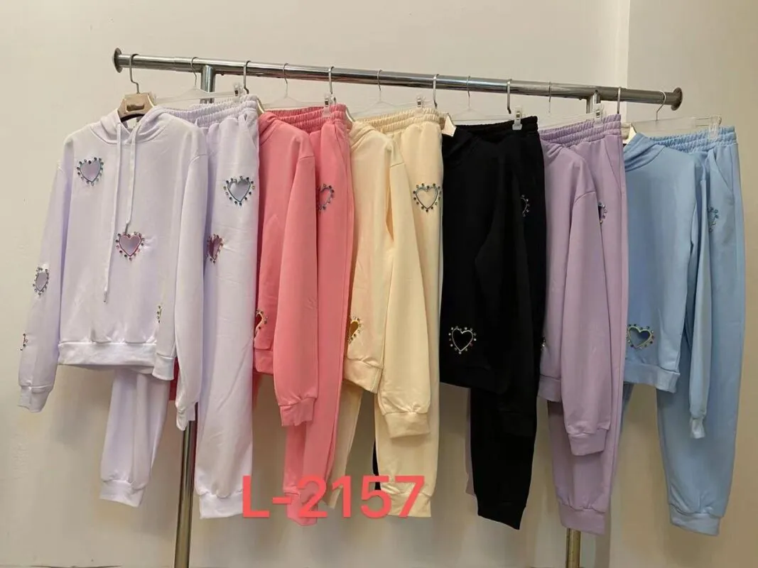 Conjunto con Corazones-0-L-2157