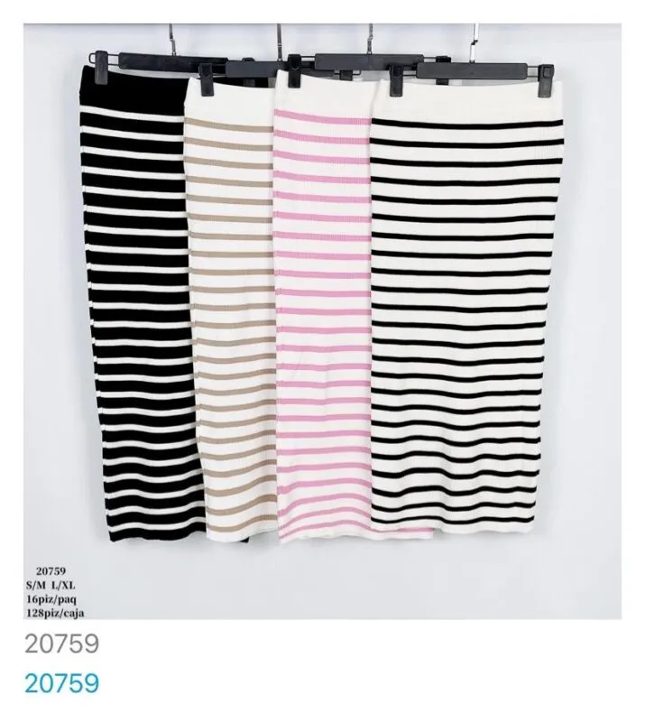 Falda Larga Rayas-20759-0-20759