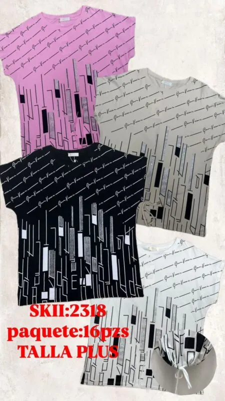 Blusa Casual Estampada-2318