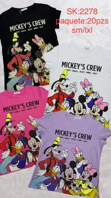 Blusa Mickey's Crew-0-2278
