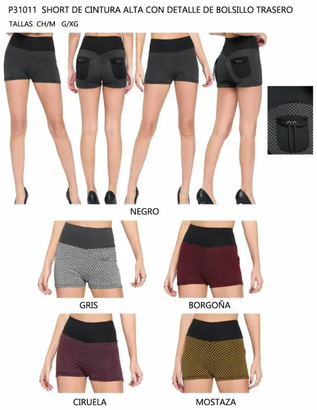 Short Cintura Alta-0-P31011