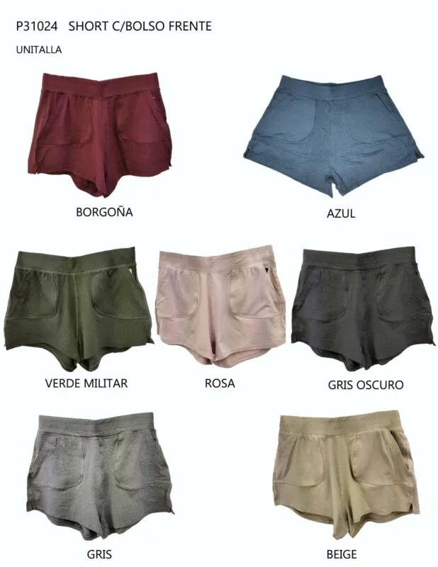 Short con Bolso Frontal-1-P31024