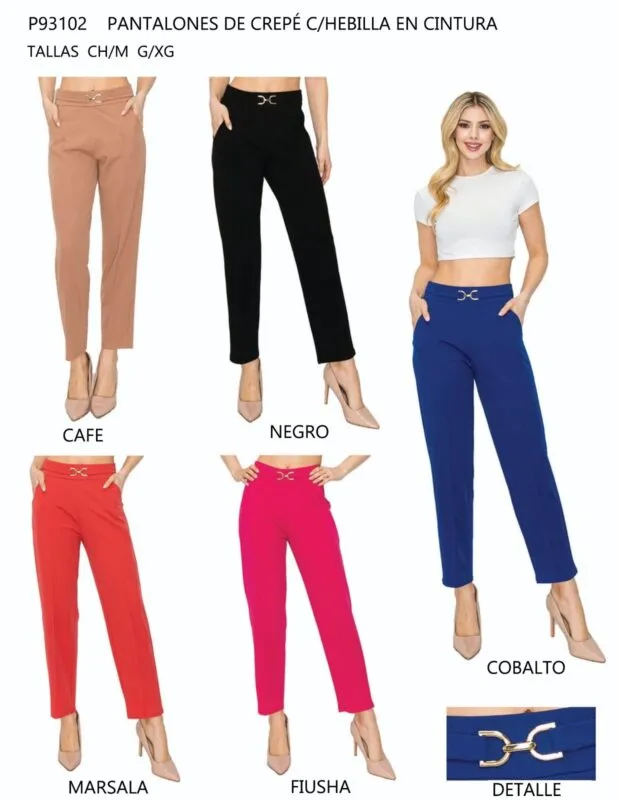 Pantalón Detalle Cinturón-1-P93102