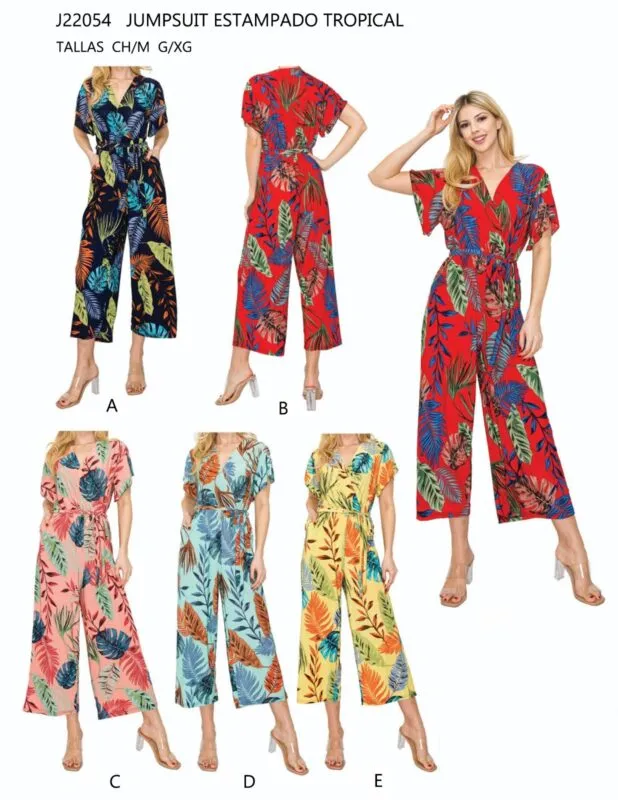 Jumpsuit Estampado Tropical-0-J22054