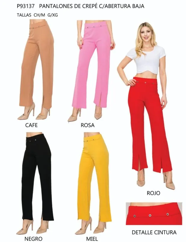 Pantalon Crepe Mujer-1-P93137