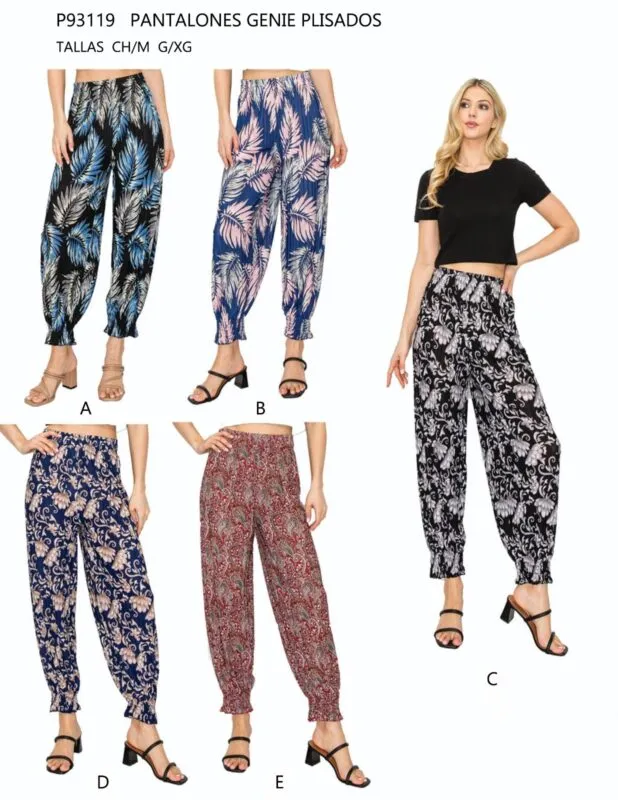 Pantalones Genie Plisados-1-P93119