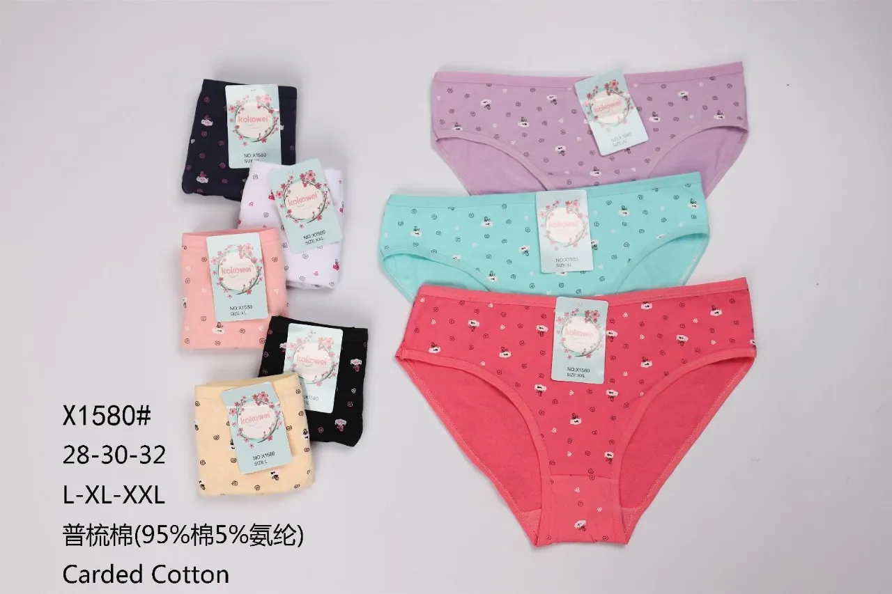 Pantaletas Algodon Mujer - X1580