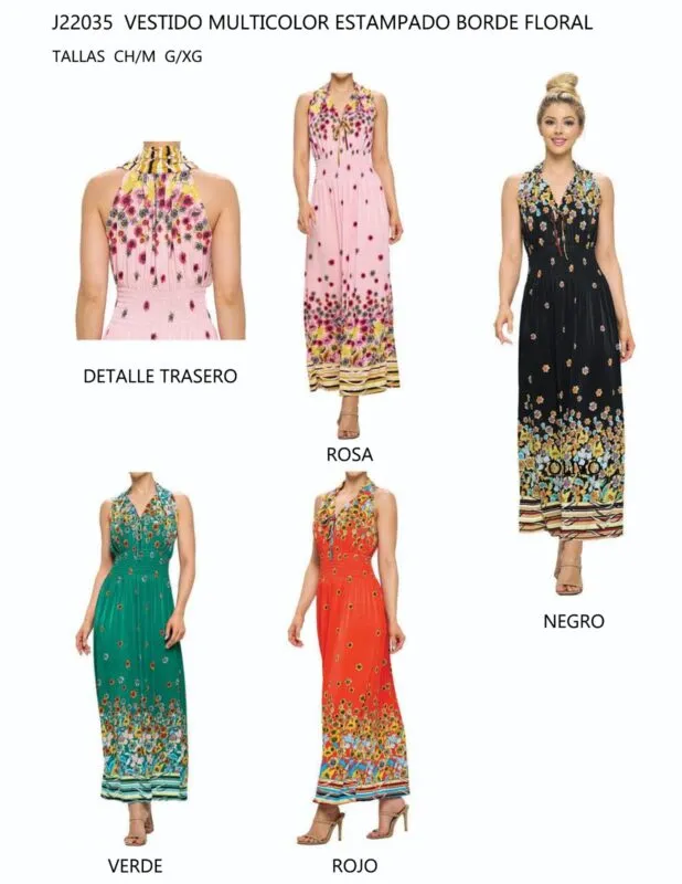 Vestido Multicolor Estampado-1-J22035