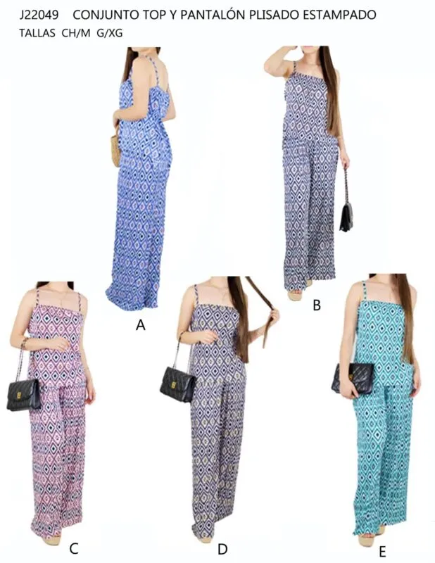 Conjunto Top Plisado-1-J22049