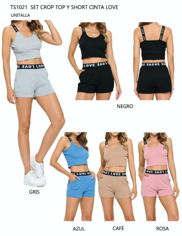 Conjunto Short Top-1-TS1021
