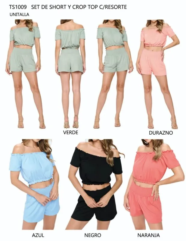 Conjunto Short Top-1-TS1009