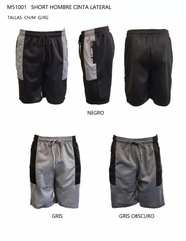 Short Hombre Cinta Lateral-1-M51001