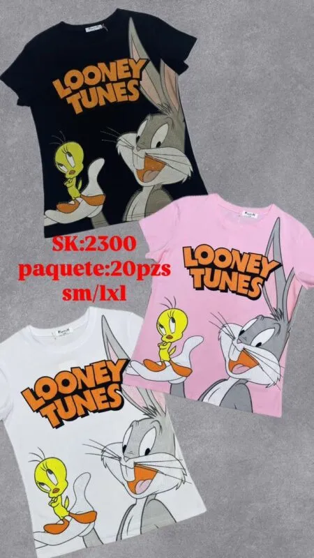 Playera Looney Tunes Divertida-0-2300
