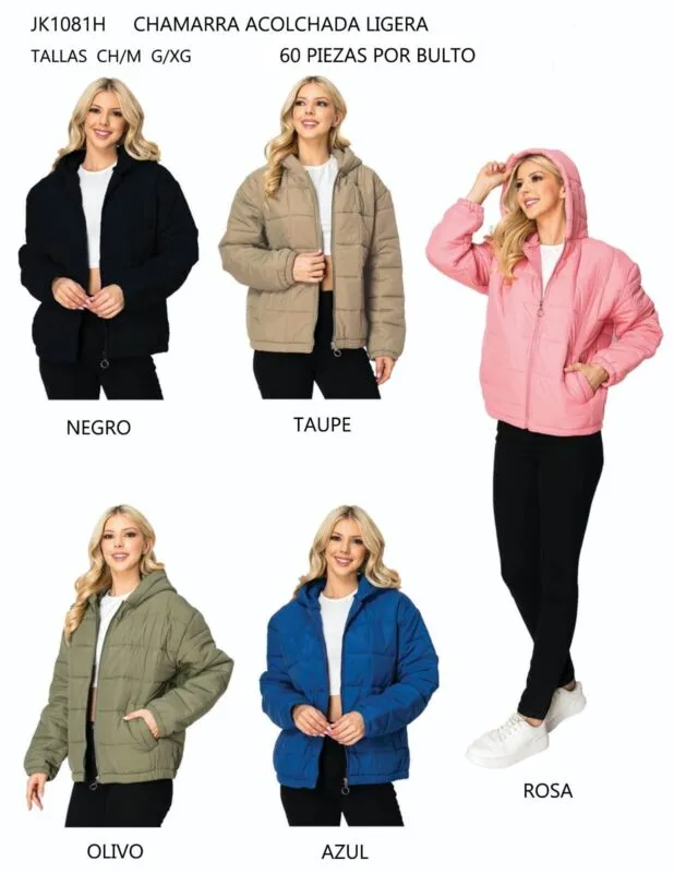Chamarra Acolchada Ligera-1-JK1081H