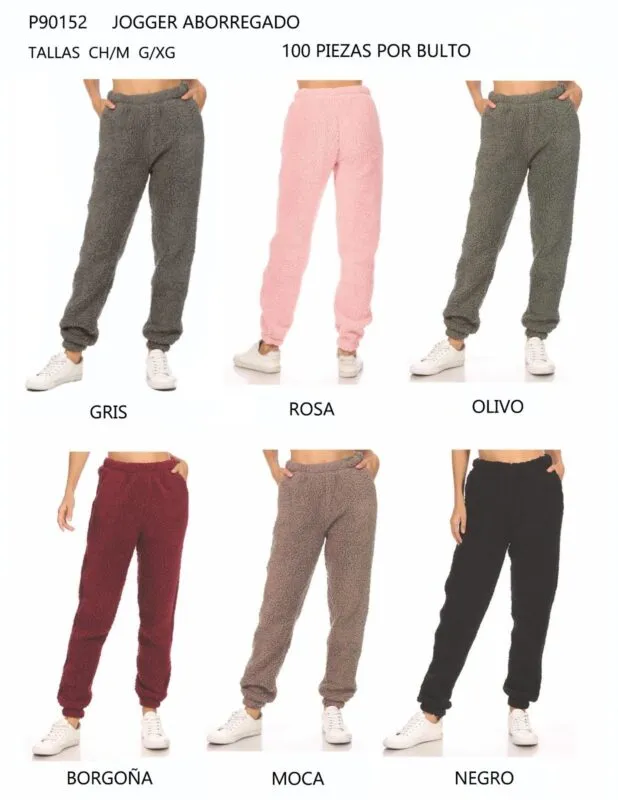 Pantalón Jogger Aborregado-0-P90152