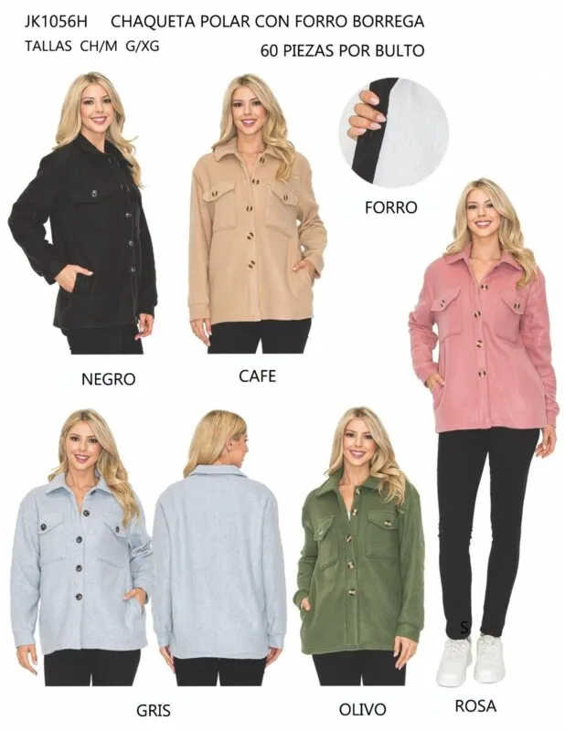Chaqueta Polar Forro Borrega-1-JK1056H