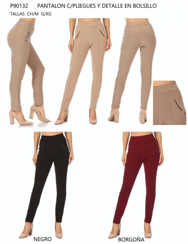 Pantalon Con Detalles-0-P90132