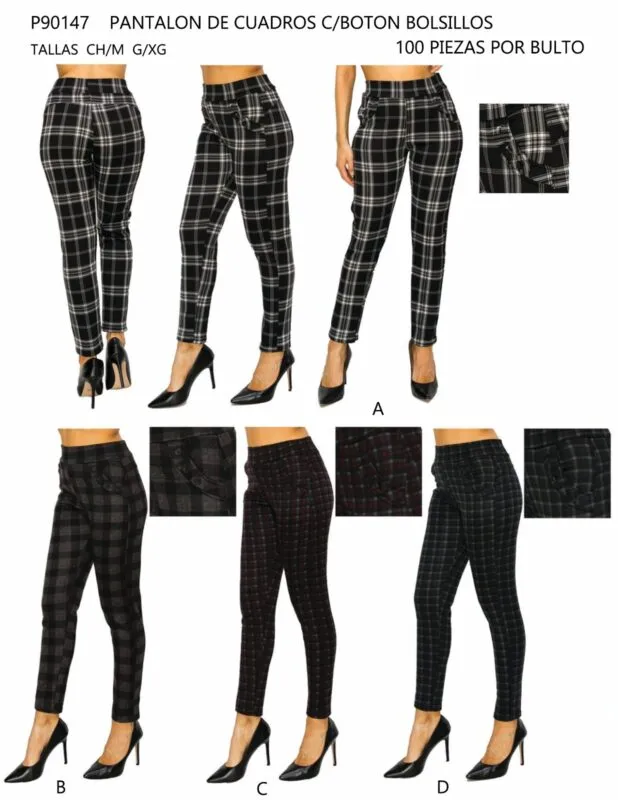Pantalon De Cuadros-1-P90147