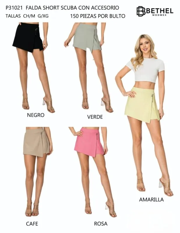 Falda Elegante Scuba-0-P31021