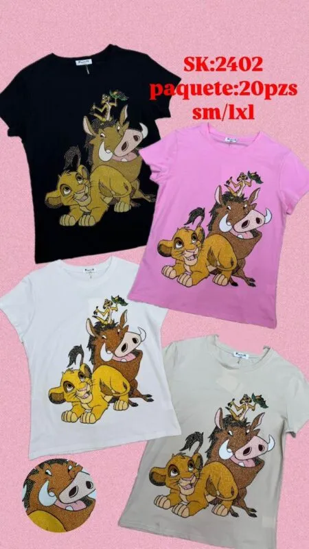Blusa Simba, Timón Y Pumba-2402