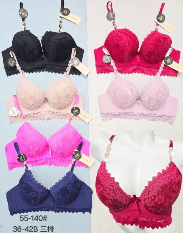 Brasier Con Encaje Elegante-55-140