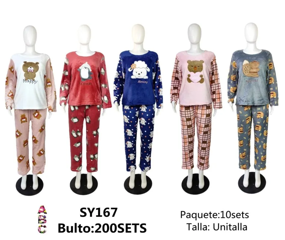 Pijama Cálida Diseños-0-SY167