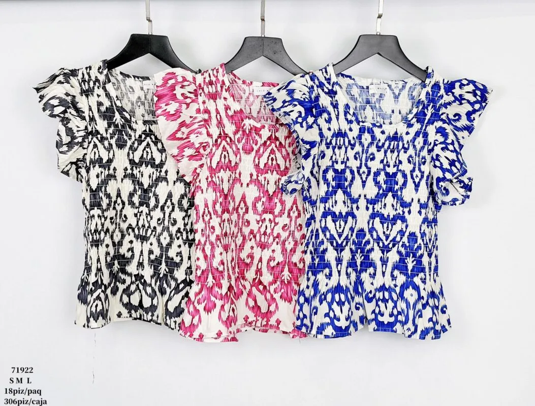 Blusa Estampada Colorida-71922-0-71922