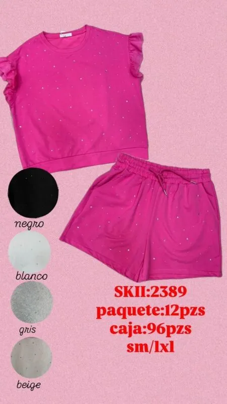 Conjunto Short Cómodo-2389