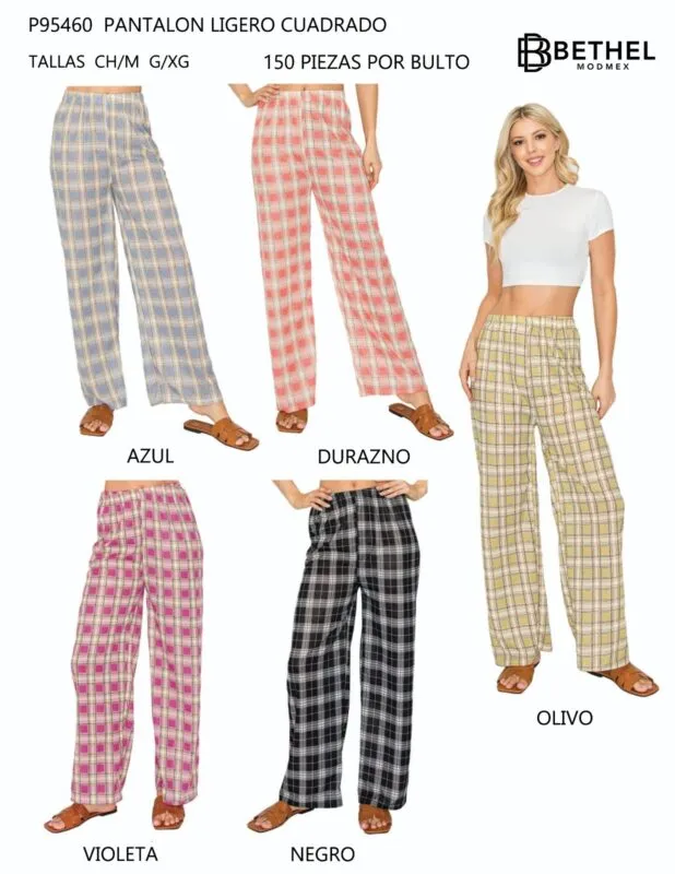 Pantalon Ligero Cuadrado-0-P95460