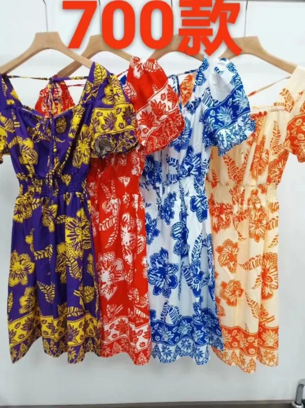 Vestido Floral Colorido-700