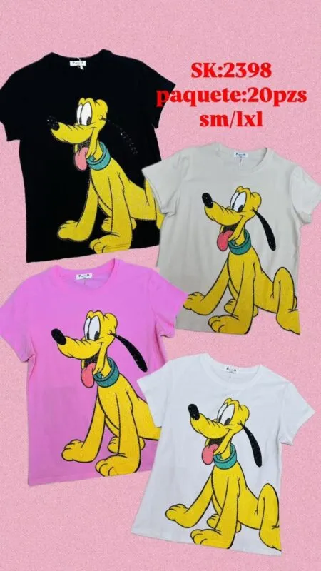 Playera Estampada Pluto-2398