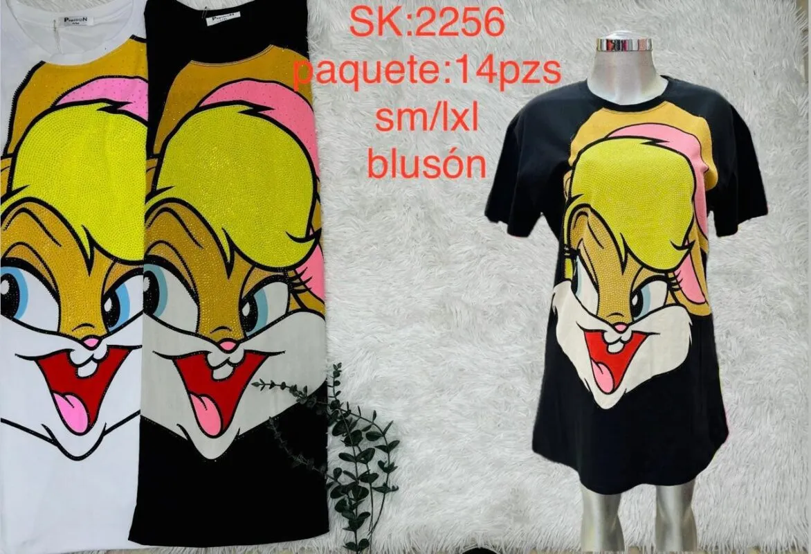 Blusón Estampado Lola Bunny-2256
