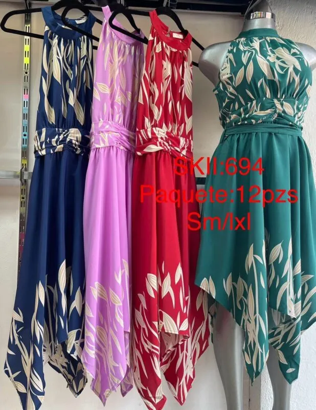 Vestido Floral Elegante-694