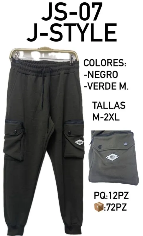 Pantalon Cargo Moderno-JS-07