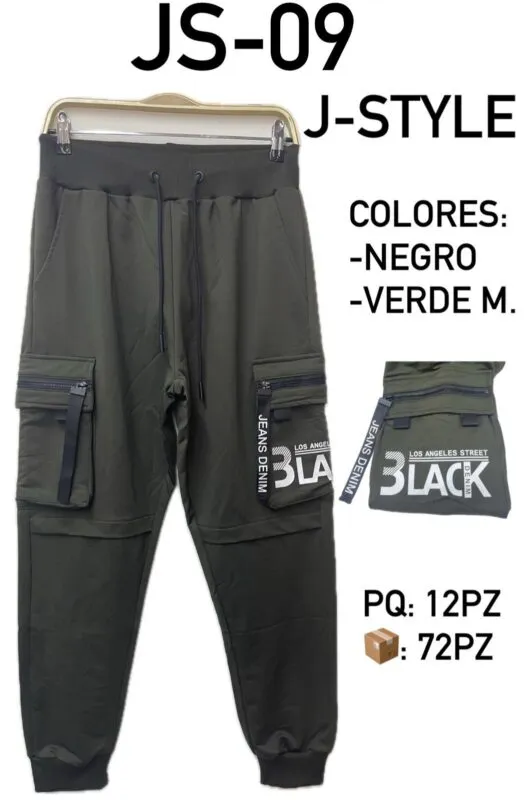 Pantalon Cargo Hombre-JS-09