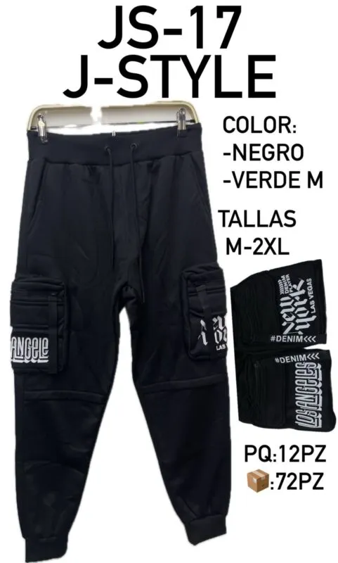 Pantalones Cargo Moda-JS-17