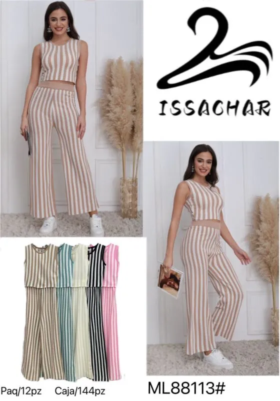 Conjunto Rayado Elegante-ML88113