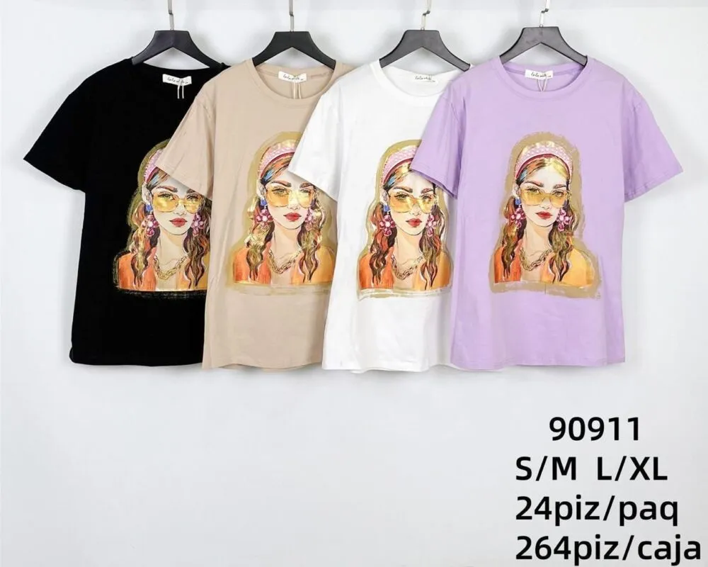 Blusa Ilustrada Moderna-90911