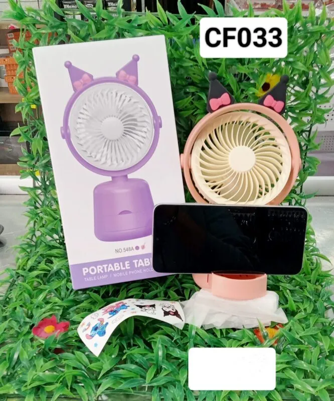 Ventilador Escritorio Con Soporte Para Celular-CF033